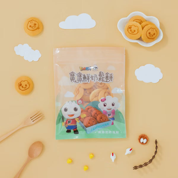 12m+ Food超人｜寶寶鮮奶鬆餅