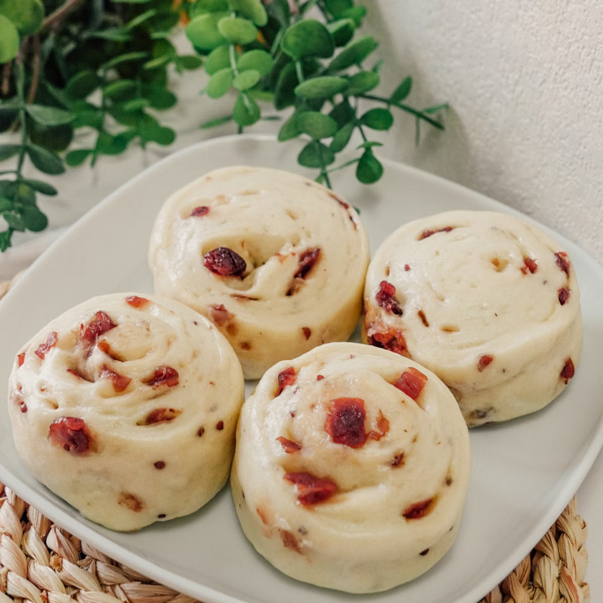 沐甄豆 蔓越莓豆漿饅頭 | 全素