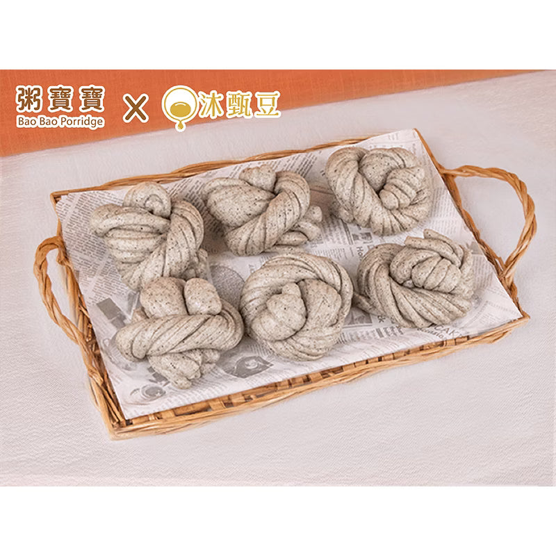 【新品】沐甄豆 x 無毒農 芝麻花捲 | 全素